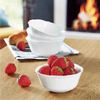 乐美雅 V7259 路易十五白玉餐具12件套 饭碗12cm*4+深盘23cm*2+平盘19cm*2+高脚杯350ml*4 (单位: 套)