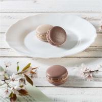 乐美雅 V7259 路易十五白玉餐具12件套 饭碗12cm*4+深盘23cm*2+平盘19cm*2+高脚杯350ml*4 (单位: 套)