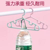茶花（CHAHUA） 干湿两用衣撑衣挂子 衣架 10只/包 混色（单位：包）