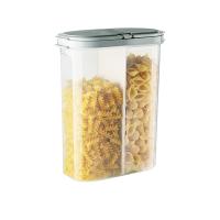 太力（TAILI） 二分格 保鲜盒 2.6L 灰色（单位：个）