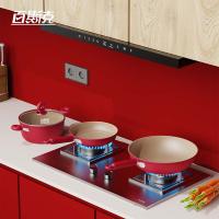 百斯克 BSK-GT250506 钛有味聚福三件套 炒锅30cm+汤锅22cm+煎锅22cm（单位：套）