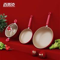 百斯克 BSK-GT250506 钛有味聚福三件套 炒锅30cm+汤锅22cm+煎锅22cm（单位：套）