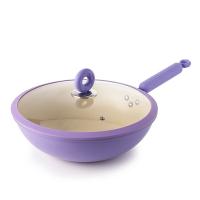 nolte  HMD-9719  紫罗兰不粘炒锅30cm  （单位：个）紫色