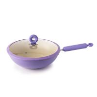 nolte  HMD-9719  紫罗兰不粘炒锅30cm  （单位：个）紫色