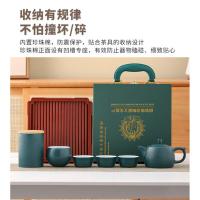 贝格帝 BGD-XC08 小城故事茶礼套装 8件套 品茗杯35ml*3+主人杯130ml*1+茶叶罐300ml*1+茶壶200ml*1+干泡盘*1+礼盒*1 （单位：套）