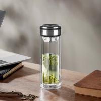艾逸瑶选 CJ-21119 乐尚双层玻璃杯 400ML(单位：个)