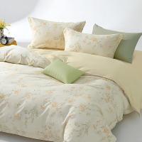 红秀世纺 HX2403-C005 纯棉四件套 被套200*230cm 床单245*250cm 枕套48*74cm*2（单位：套）梦里花园