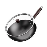 皖亭 WT-GJ-014 锻打铁锅 32cm (单位: 套)暗黑色