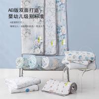 爱萝兔 ALTJF-6059 凉感丝超柔印花夏凉被 被子 180*200cm 绿色（单位：床）