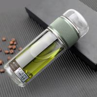 铭创知雨 PC-B2049 荣海调纹茶水分离杯 300ml（单位：个）