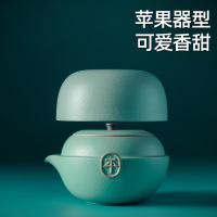 万仟堂 平安客 功夫茶具套装 1壶1杯 湖绿釉（单位：套）