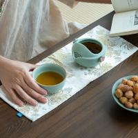 万仟堂 快客杯旅行便携茶具古绿釉三件套装古绿釉*1 茶壶150ml*1 茶杯150ml*1 包装盒*1(单位：套）绿色