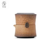 万仟堂 君子之交快客杯 功夫茶具 一壶一杯 黄砂釉（单位：套）