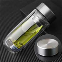 铭创知雨 PC-B2502 圣鑫鹅蛋双层玻璃杯 300ml (单位: 个)