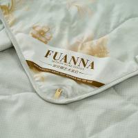 富安娜（fuanna） 逸彩关蕖 夏凉被 203*229cm 370g（单位：床）绿色 新旧款式随机发货