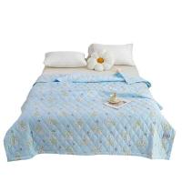 彼加曼 BGM-B2505 蓝底花植物磨绒防螨被 180*210cm (单位: 条)