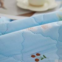 彼加曼 BGM-B2505 蓝底花植物磨绒防螨被 180*210cm (单位: 条)