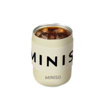 名创优品（MINISO） 便携 保温杯 400ml (单位: 个)哑光黑、奶白色两款颜色随机发