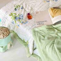 啄木鸟 ZMN-XB016 青青草原泡泡纱鲜豆被 200*230cm (单位: 床)