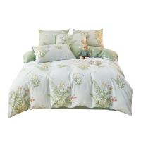 红蜻蜓 HQT-1027DZ 四件套 被套200*230cm*1     床单230*245cm*1   枕套48*74cm*2 （单位:套） 春光绿叶