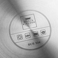 WORLD KITCHENWK-CG42LB/KZ厨乐系列中式炒锅30cm（单位：个）银色