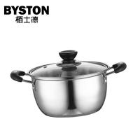 栢士德（BYSTON） BST-091D 爱尔堡套锅 锅具 32CM炒锅+22CM汤锅 曜石黑（单位：套）