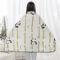 萱遇家纺 Q-C7099 多功能披肩毯 100*140cm (单位: 条)蓝色、橙色、绿色、粉色 随机发货