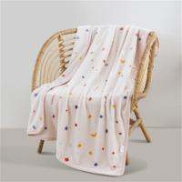 萱遇家纺 Q-C7099 多功能披肩毯 100*140cm (单位: 条)蓝色、橙色、绿色、粉色 随机发货