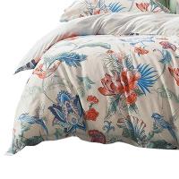富安娜（fuanna） 春涧鹊语纯棉四件套  床单:230*240CM 被套:203*229CM 枕套:74*48CM  （单位：套）