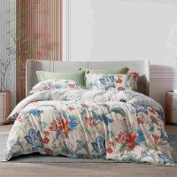 富安娜（fuanna） 春涧鹊语纯棉四件套  床单:230*240CM 被套:203*229CM 枕套:74*48CM  （单位：套）