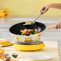 炊大皇（COOKER KING） 小黄鸭炒锅 铝合金 CG32XHY 32cm (单位:个) 左侧右侧手柄随机发货