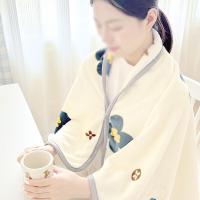 斯弥儿 斯摩奇繁花毛毯 SMR-JFMT002 100*150cm (单位:条) 乳白色
