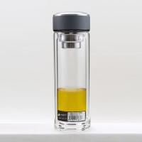 铭创知雨 PC-B2008 汐乐双层玻璃杯 300ml （单位：个）