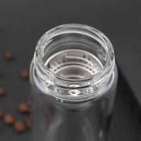 铭创知雨 PC-B2008 汐乐双层玻璃杯 300ml （单位：个）