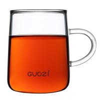 果兹（GUOZI）GZ-S19 绿茶对杯玻璃杯 250ml*2（单位：套）