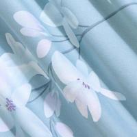 水星家纺（MERCURY） 印花四件套 全棉 花舞幽然 被套200cm*230cm 床单240cm*245cm 枕套48*74cm*2 (单位:套)