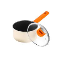 德世朗DFS-TZ936D锦橙精铁不粘辅食锅两件套 煎锅18cm+汤锅18cm（单位：套）