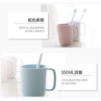 茶花（CHAHUA） 漱口杯簌 塑料杯 350ml 蓝色（单位：个）