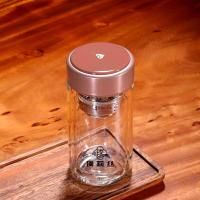 璞莉丝 PLS5108  炫彩系列 双层玻璃杯 220ml（单位：个）颜色随机