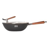 三禾（SANHO） TC30T4  炒锅 锅具 30CM 黑色（单位：个）