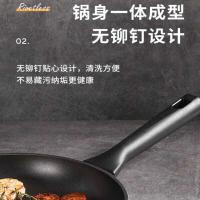 三禾（SANHO） LJ24K6 煎锅 锅具 24cm 黑色（单位：个）