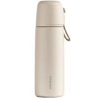 物生物（RELEA） 学生便携保温杯 保温杯 550ml 文艺白（单位：个）