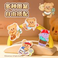 得力（deli） 冰箱贴 丘比特小熊 HY404 75mm*95mm (单位:个) 黄色