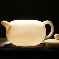 苏氏陶瓷（SUSHI CERAMICS） 白圆珠陶瓷 茶壶 220ml 白色（单位：个）