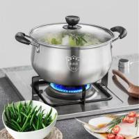 康厨亚（KANGCHUYA） KX6903 弧形汤锅 锅具 24cm 不锈钢色（单位：个）