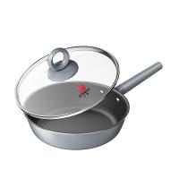 三禾（SANHO） LJ26S1 0涂层微纳不粘煎锅 26cm (单位: 个)黛蓝青