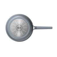 三禾（SANHO） LJ26S1 0涂层微纳不粘煎锅 26cm (单位: 个)黛蓝青