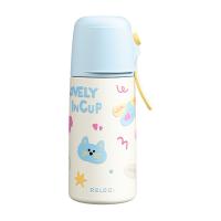 物生物（RELEA） 高颜值便携可爱 保温杯 380ml 薄荷粉蓝（单位：个）