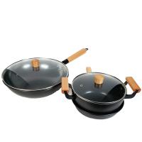 加榜JB-GJ2568快炒王真不锈锅具三件套炒锅32cm 汤锅22cm 煎盘22cm（单位：套）