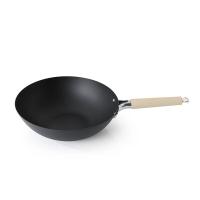 nolte HMD-97111  臻钛零涂层炒锅 32cm （单位：个）黑色